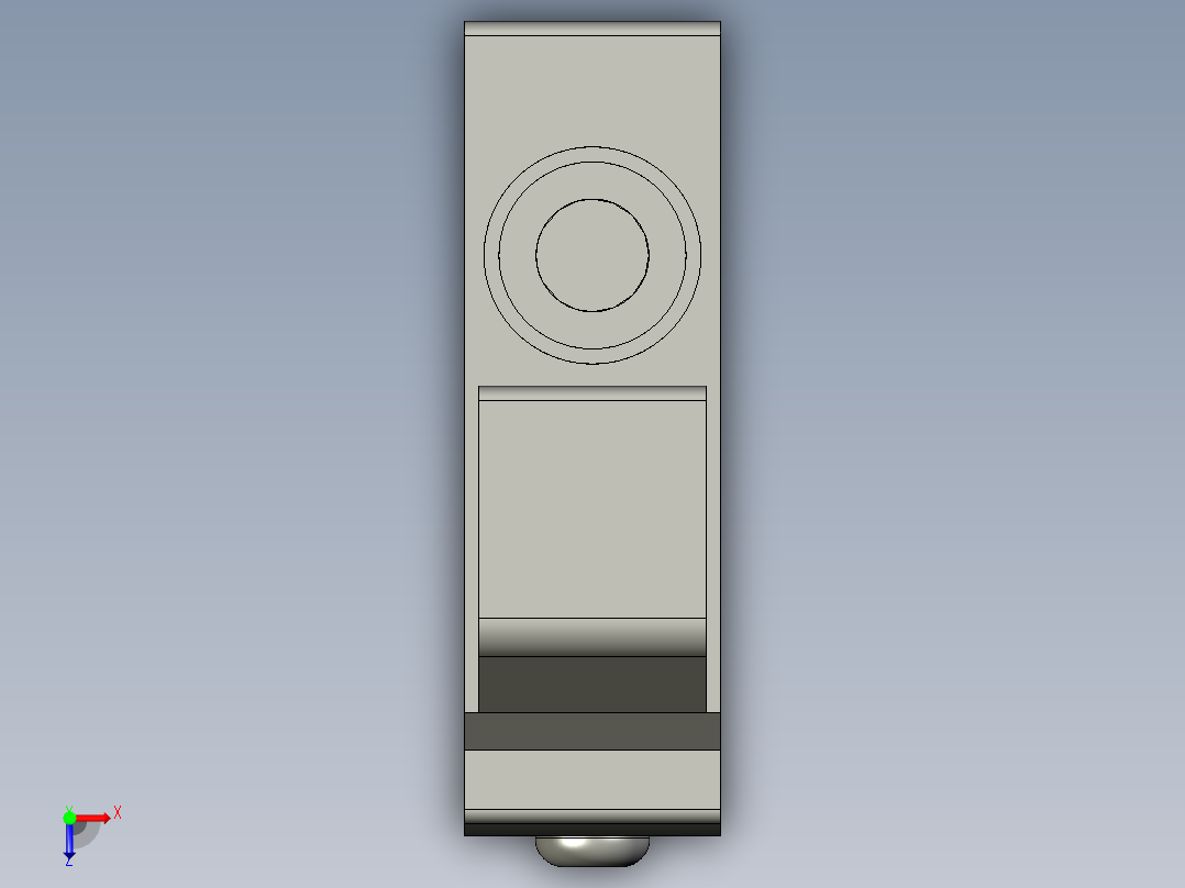 基恩士FS-M1_kc图纸模型俯视图