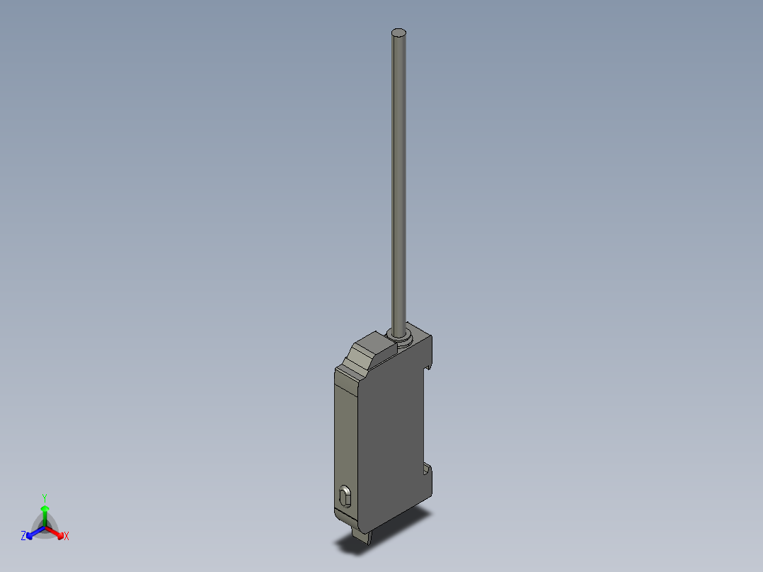 基恩士FS-M1_kc图纸模型正等轴测图