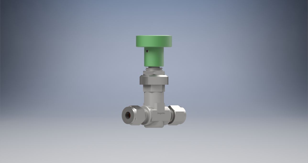 不锈钢高流量计量阀，6毫米世伟洛克管接头