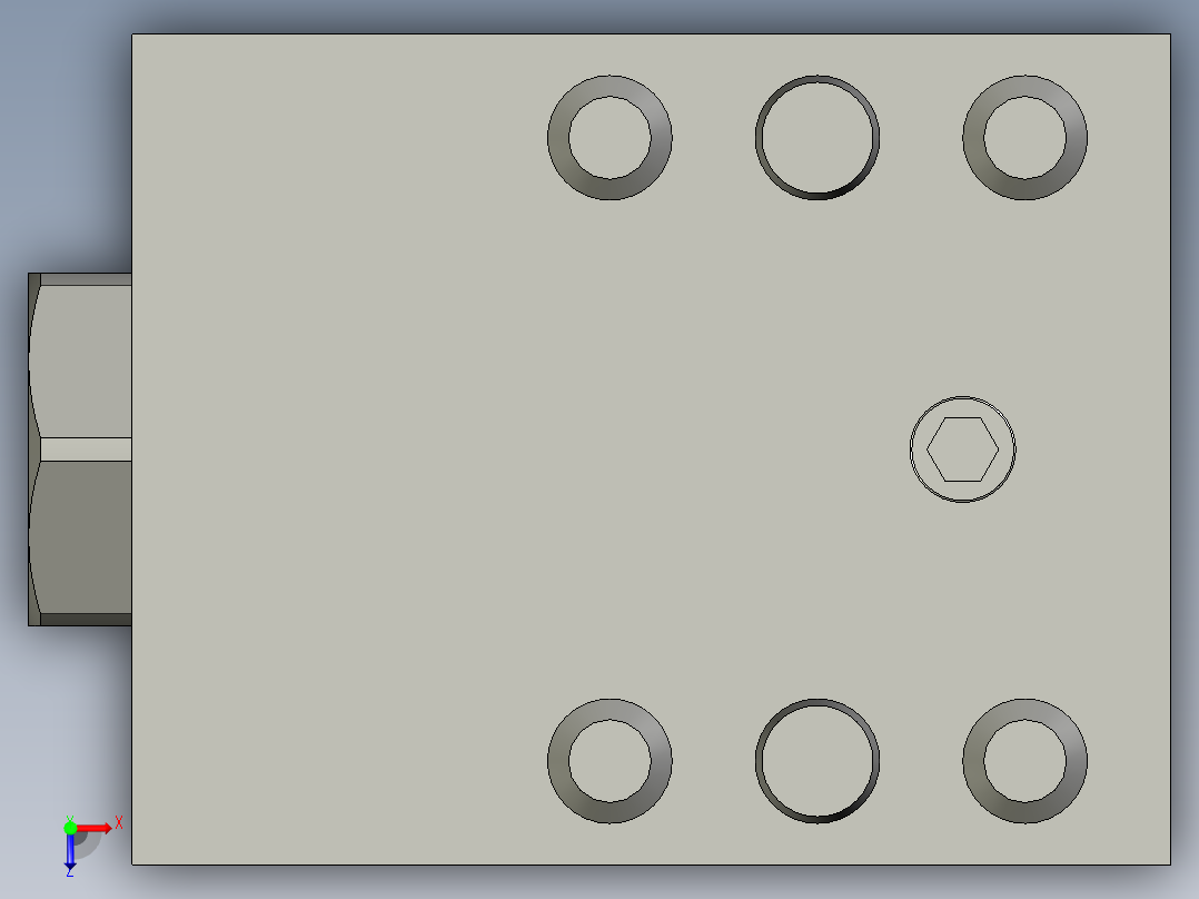 KOSMEKJKA0x0-0S_rev1多系列多零件图纸模型俯视图