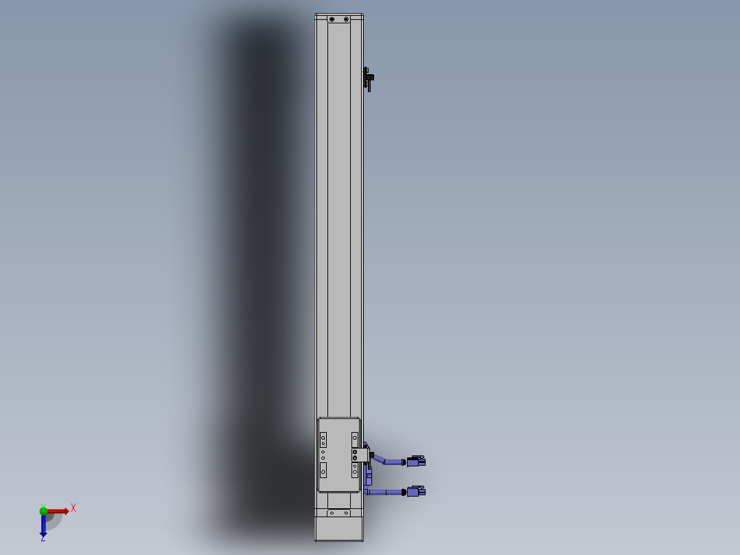精密模组MY60-T10-500L-BM-P20B-C4-C俯视图