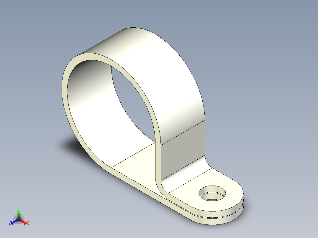 HP 系列 P 夹-H14P-NA正等轴测图