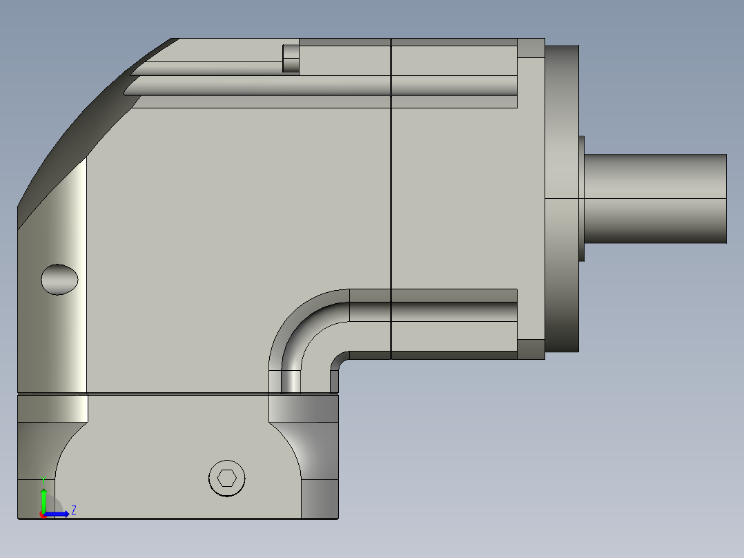 斜齿ZPGH115-L1 24-95-115-M6.STEP左视图