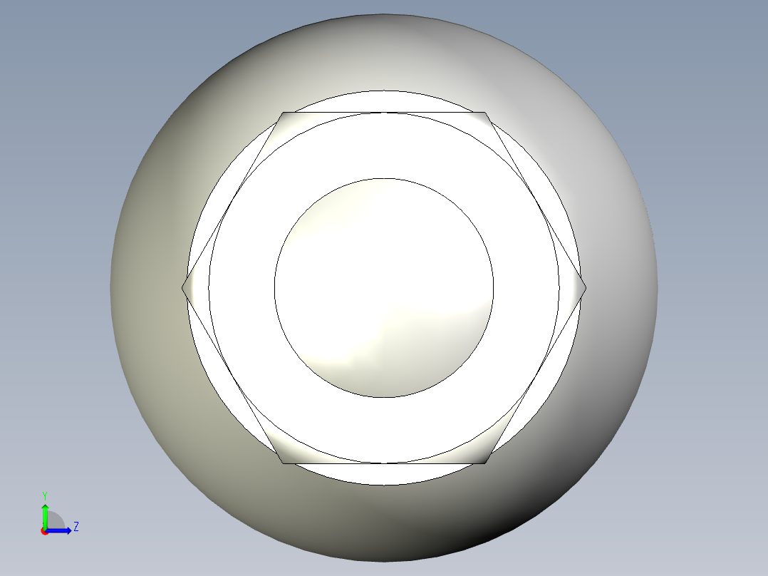 端桿軸承10.(B)-3D多系列多零件图纸模型左视图