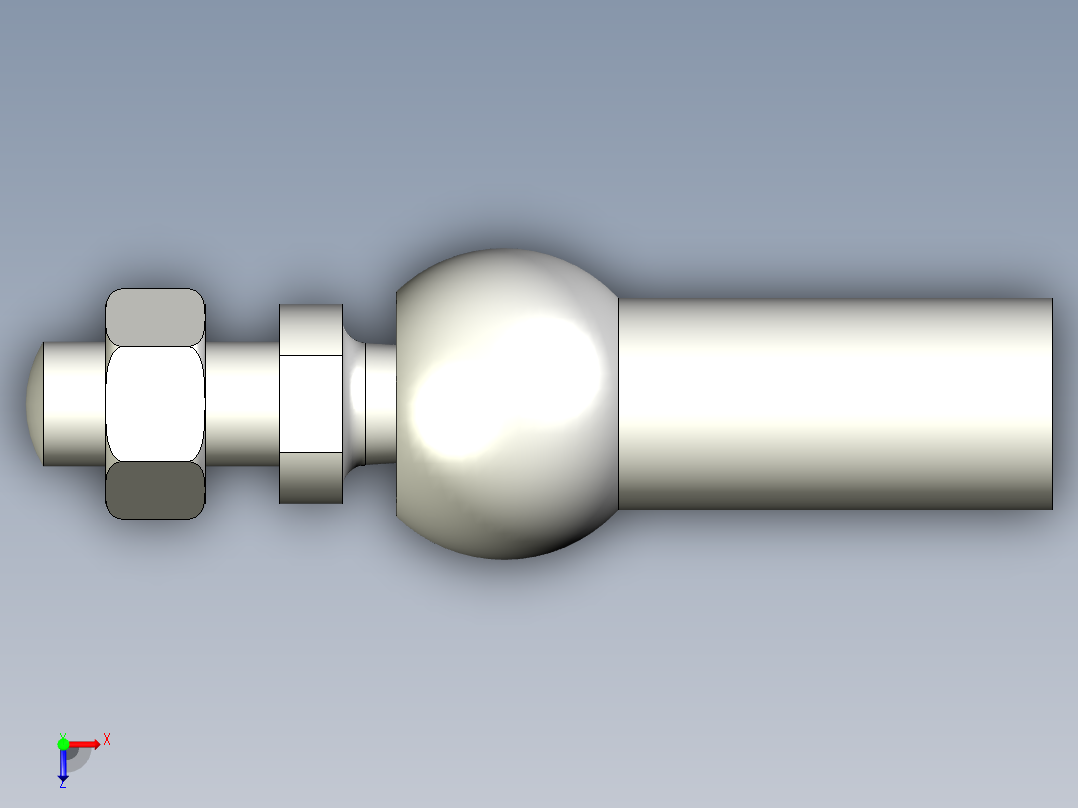 端桿軸承10.(B)-3D多系列多零件图纸模型俯视图