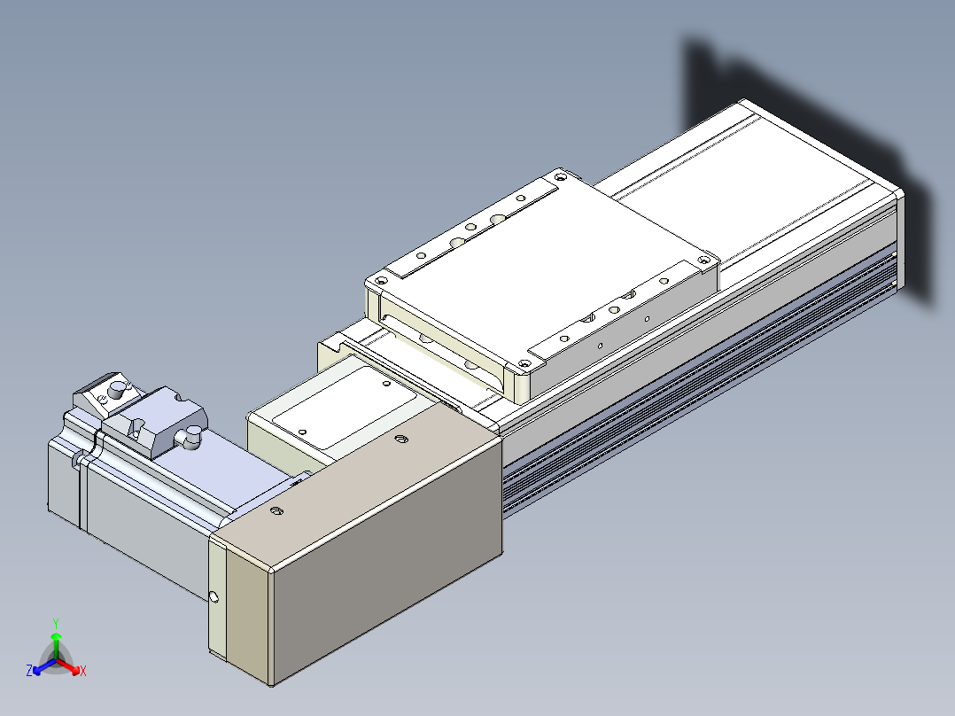同步带全封闭直线模组TPA-HCB-105D-90-L50-MR-Y-P20-N3