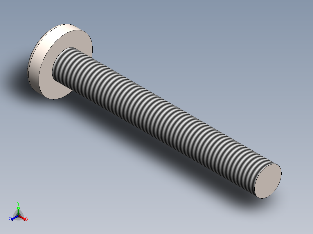 螺丝 M6 十字盘头-M6x45 Screw head.SLDPRT