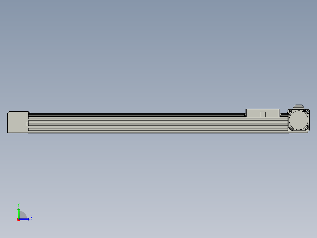 威洛博直线电机模组EB4-L80-S550-R-57-MS3左视图
