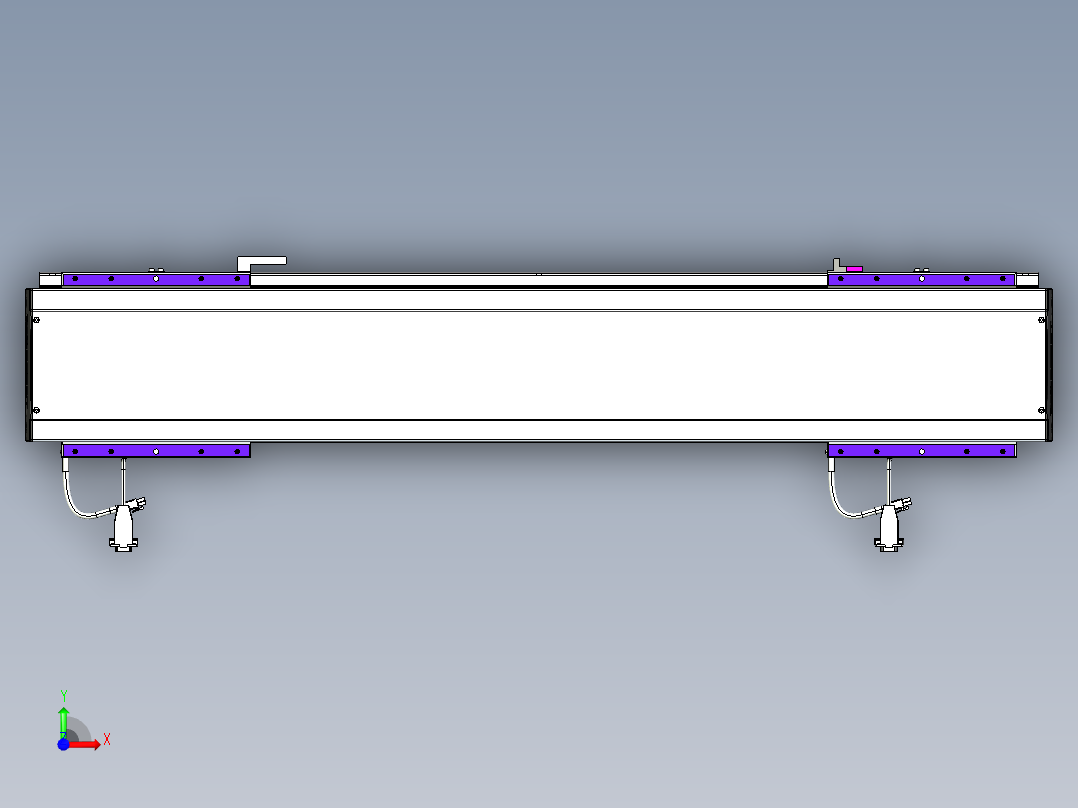 威洛博VL系列直线电机模组-2VL17E3-S600前视图