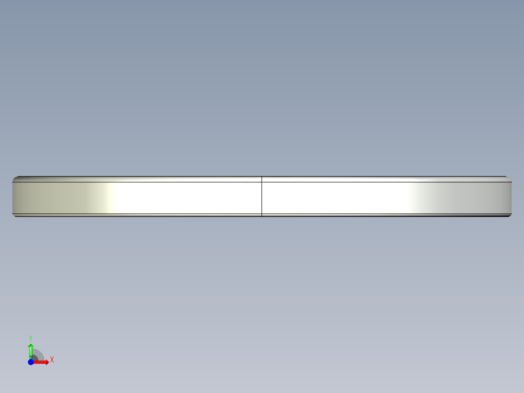 紧固件-STEP 0.3125 Flat Washer前视图