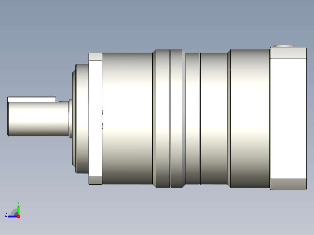 多摩川行星减速机TB-060-L2-14BK14右视图
