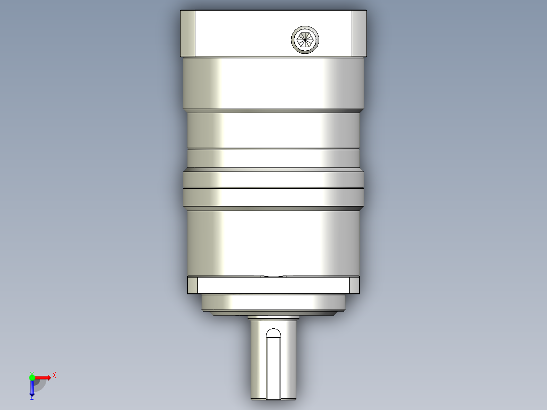 多摩川行星减速机TB-060-L2-14BK14俯视图