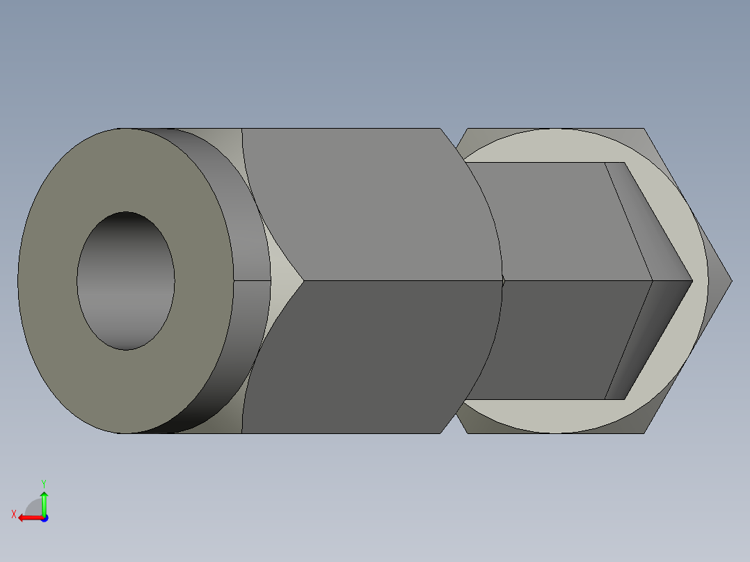 卡套式工业通用硬管接头4_v5bu-s后视图