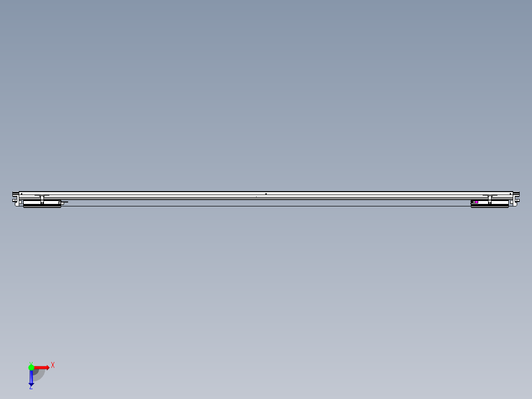 威洛博VL系列直线电机模组-2VL17E3-S2250俯视图