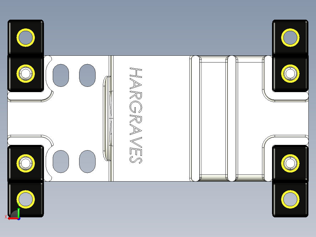 SERIES EZ-MOUNT - MINATURE DIAPHRAGM PUMP VIBRATION ISOLATION MOUNTING SYSTEM (16)系列图纸后视图