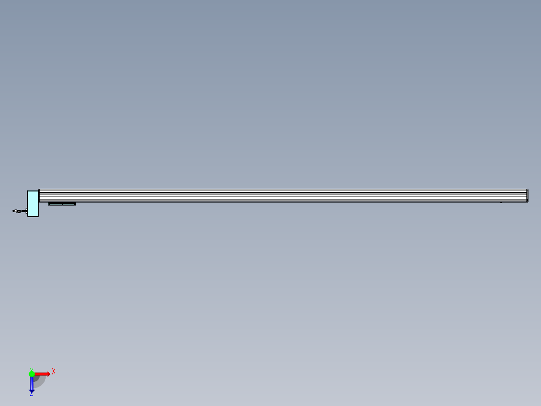威洛博VBC同步带传动一无尘环境VBC14-L45-S2600-BRU-ZP40-C3俯视图