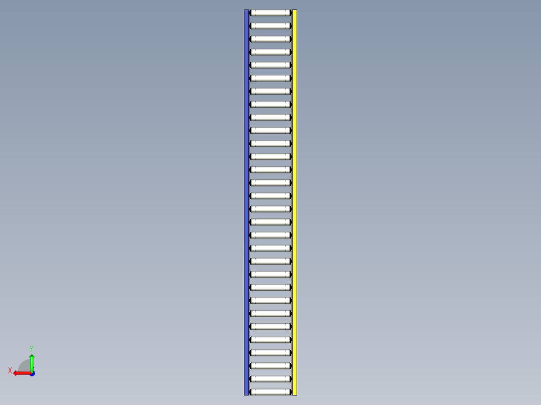 滚筒输送机 (4)后视图