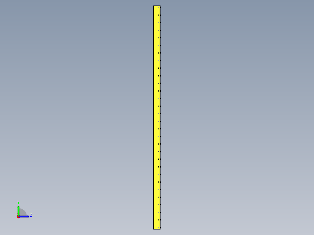 滚筒输送机 (4)左视图