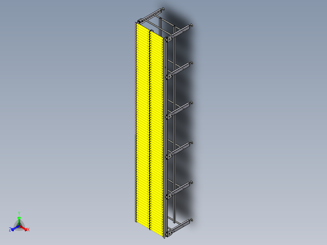 5米滚筒<span style='color: red'>输送机</span>conveyor-free-5m-STP