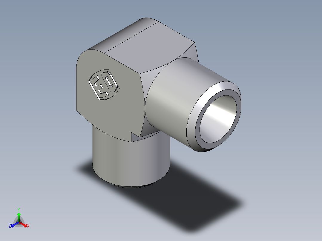 卡套式工业通用硬管接头EO_Union_elbow_W06LCFX