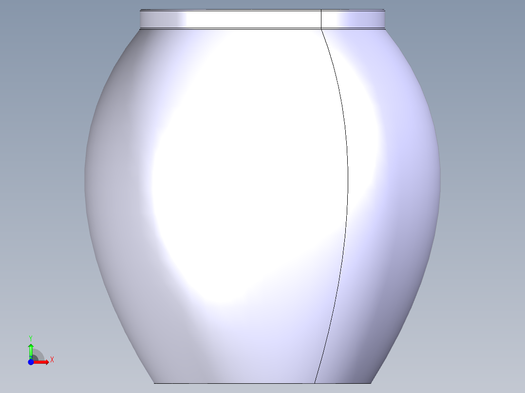 燃气轮机燃烧室---模型格式为 catia前视图