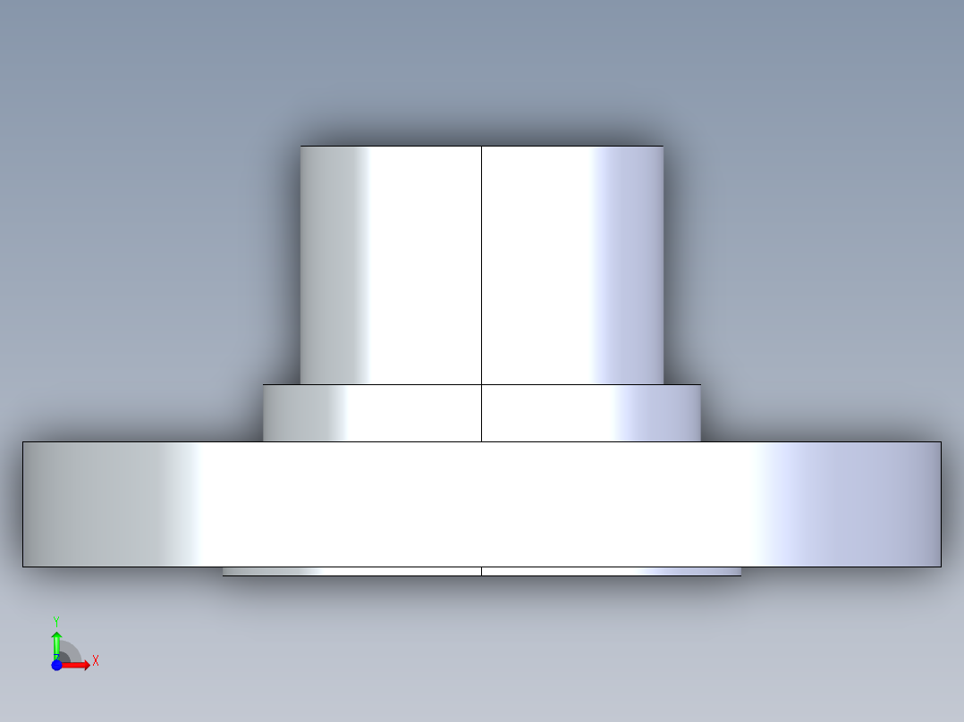 CPVC管件28-Sch80_Flange Vanstone_SPIG_9856-020_2in前视图