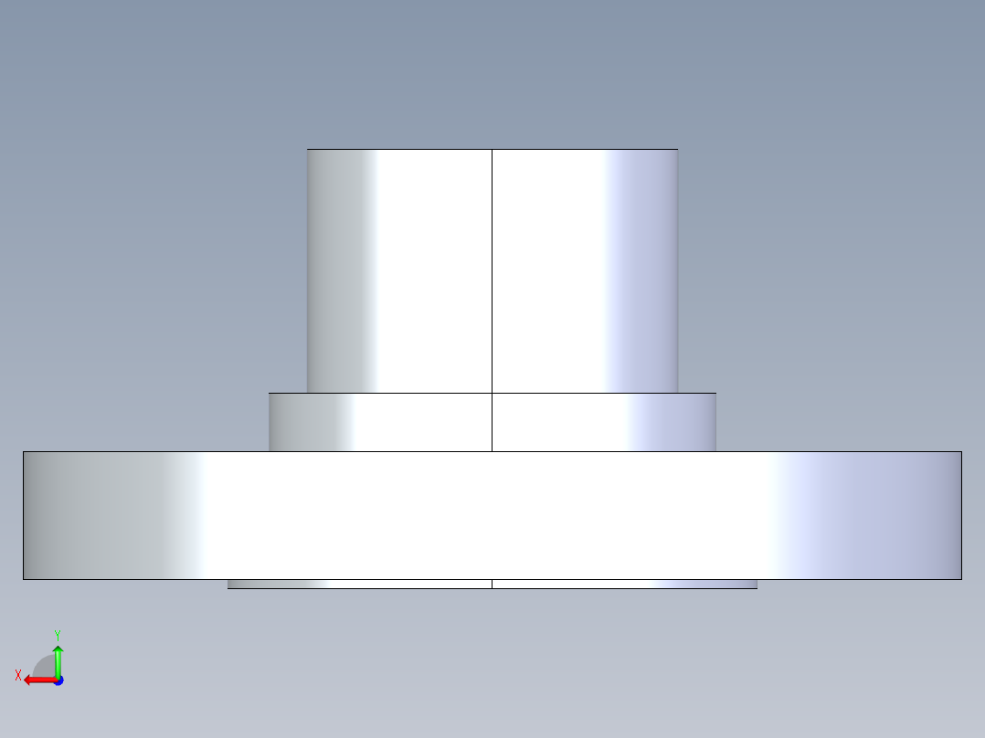 CPVC管件28-Sch80_Flange Vanstone_SPIG_9856-020_2in后视图