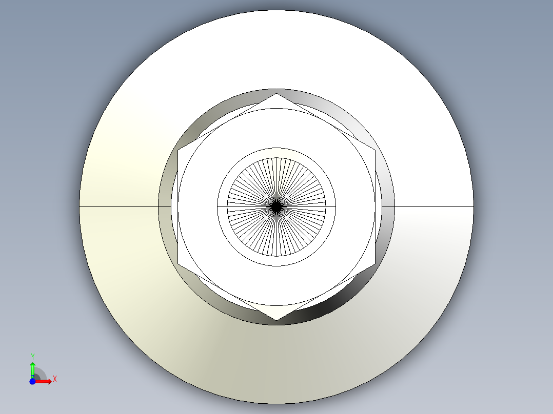 水平調整腳座(迷你型)2259(B)-3D多系列多零件图纸模型前视图