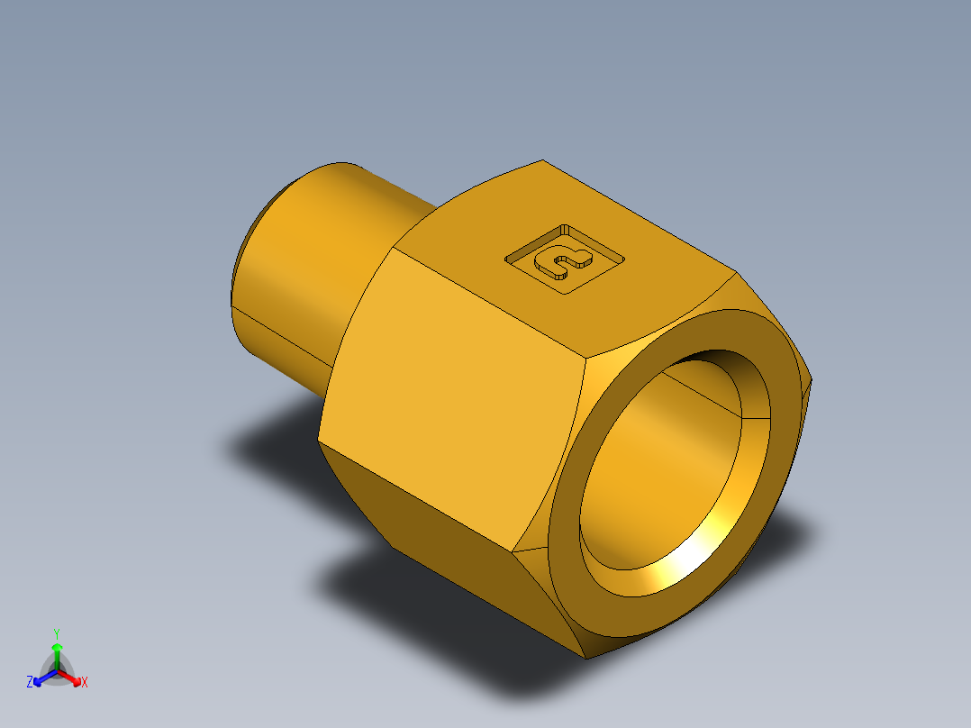 扩口式工业通用硬管接头Female Flare to Male Pipe Thread664FHD-4-2