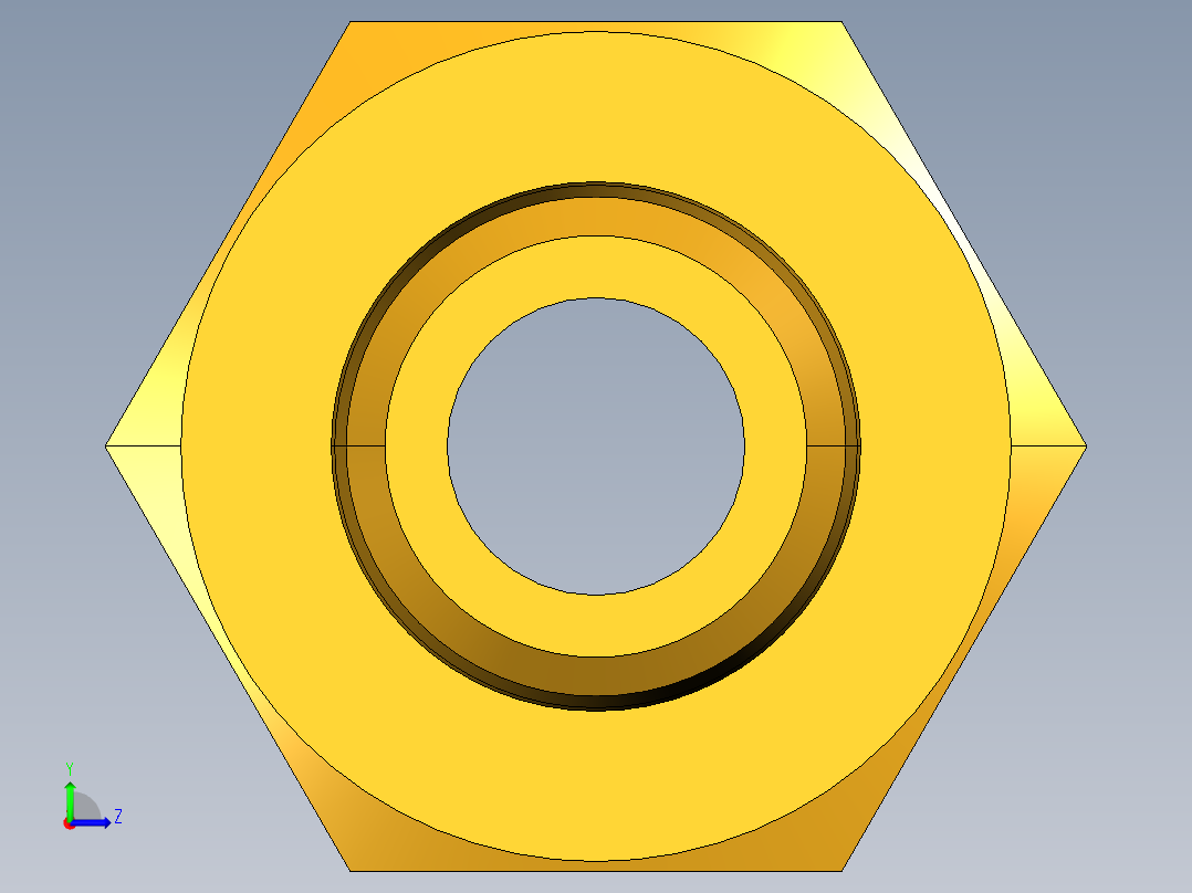 扩口式工业通用硬管接头Female Flare to Male Pipe Thread664FHD-4-2左视图