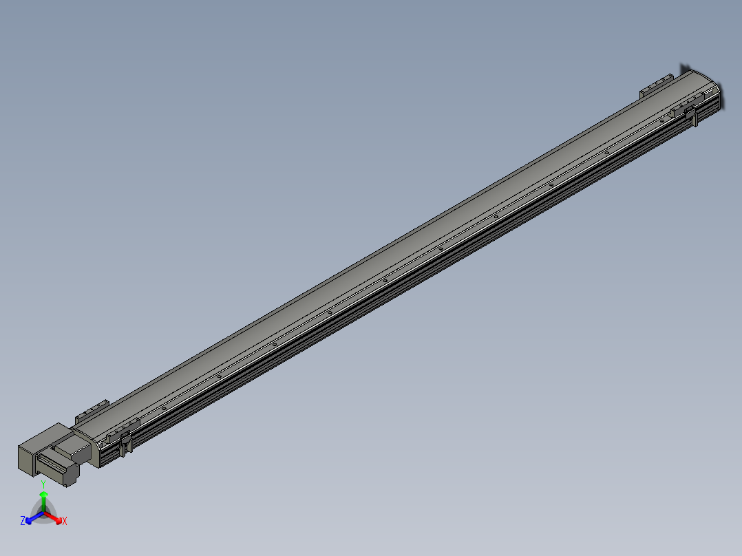 直线模组WG-LHB12-S2000-BL设计图纸