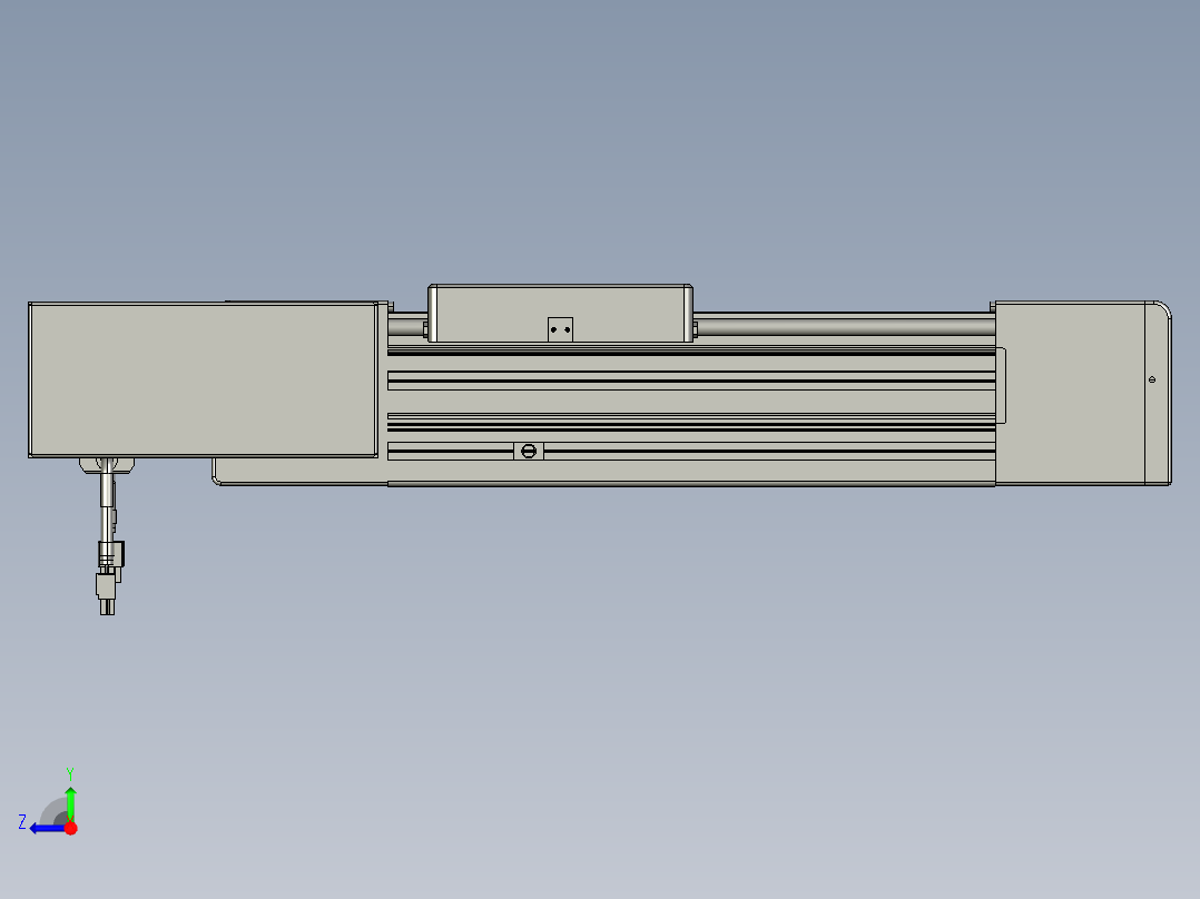 威洛博直线电机模组EB8-L100-S150-BL-P75-MS3右视图