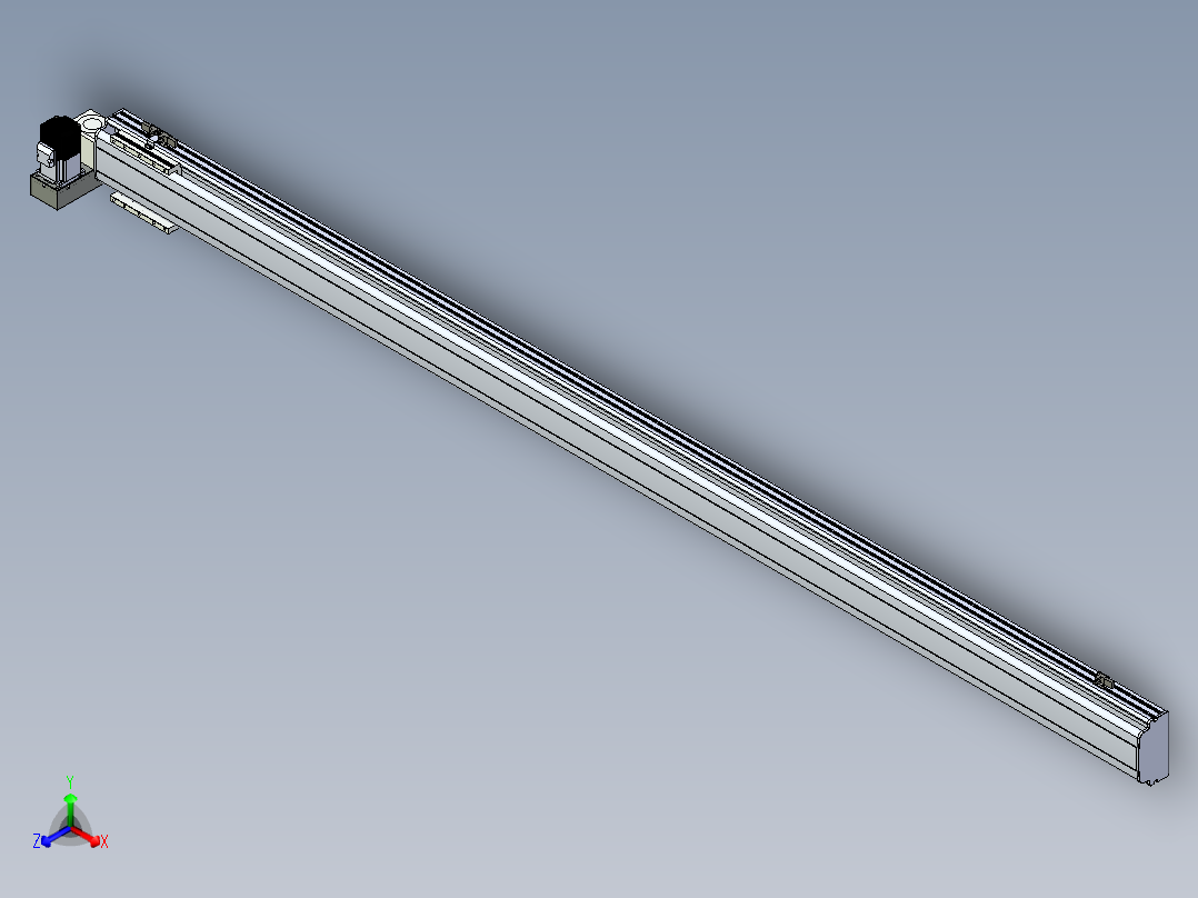 同步带滑台-半封闭B13H-L45-S2250-LU-P40-D3