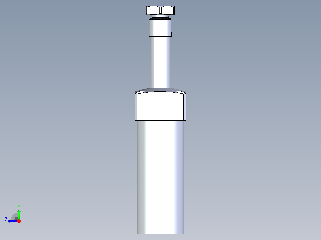 KOSMEKLHA0360-CL-Q30多系列多零件图纸模型右视图