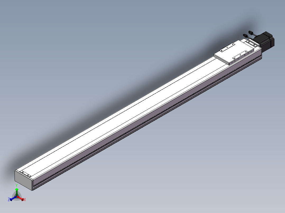 精密模组MY140A-T20-1450-BC-M100-C4正等轴测图