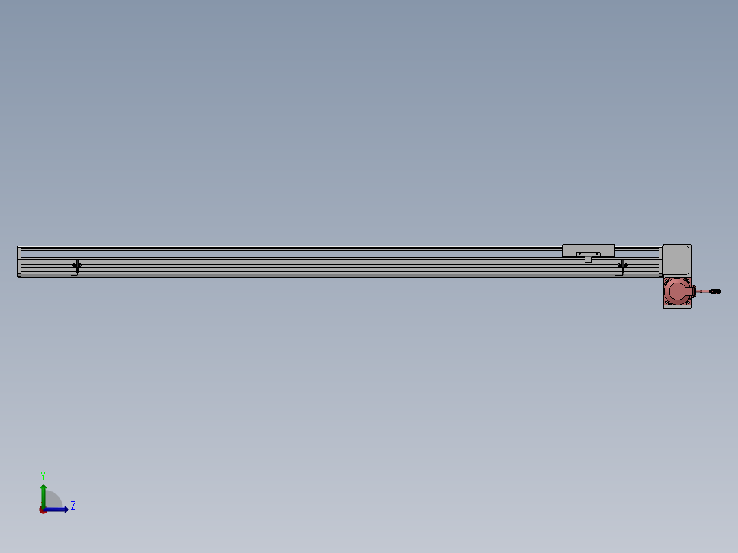 精密模组MT170-L125-1600-RD-M75-C4左视图