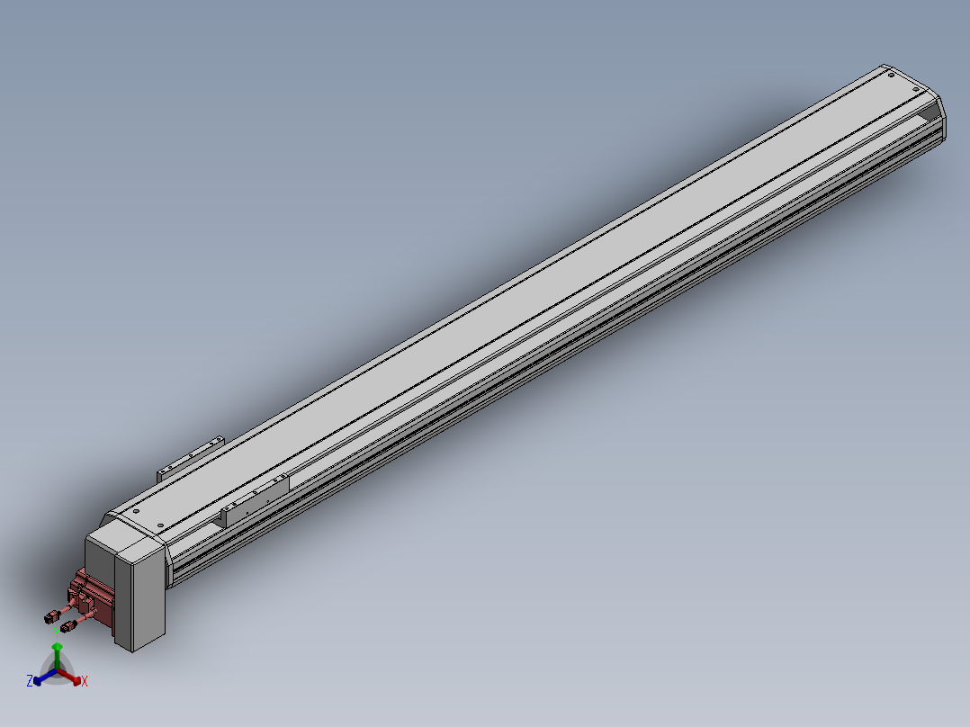 精密模组MT170-L125-1600-RD-M75-C4正等轴测图