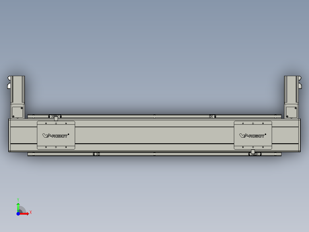 威洛博双电机滑台-VBC14S2-L100-S650-BLR-P40-C6前视图