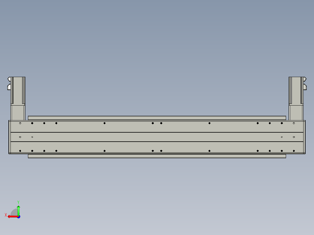 威洛博双电机滑台-VBC14S2-L100-S650-BLR-P40-C6后视图