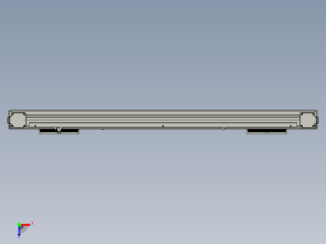 威洛博双电机滑台-VBC14S2-L100-S650-BLR-P40-C6俯视图