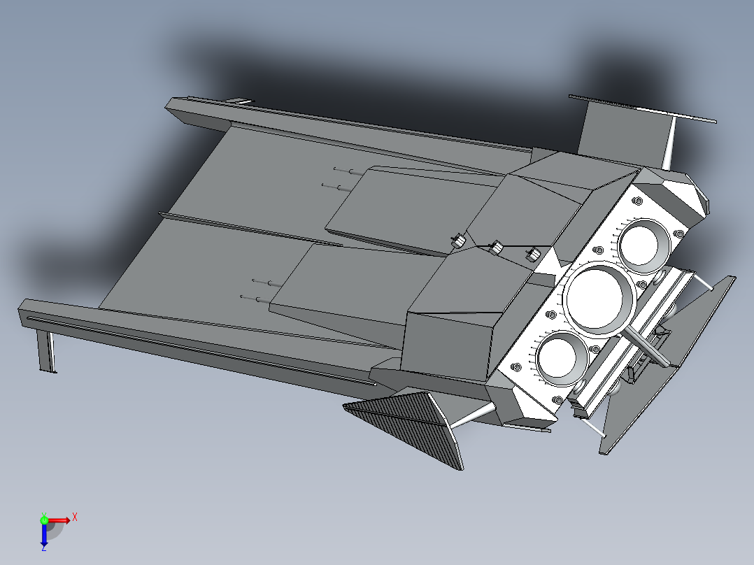 护航航母俯视图