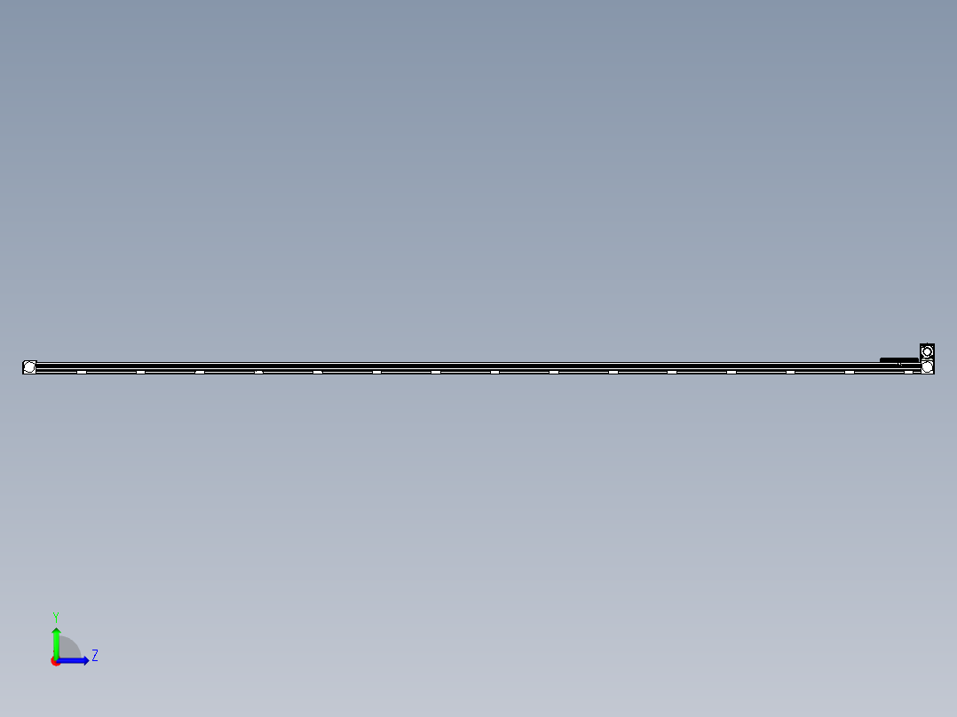 同步带滑台-欧规B8-L88-S5700-L-ZP75-D3-N10左视图