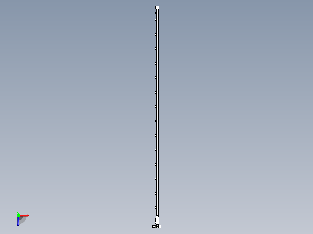 同步带滑台-欧规B8-L88-S5700-L-ZP75-D3-N10俯视图
