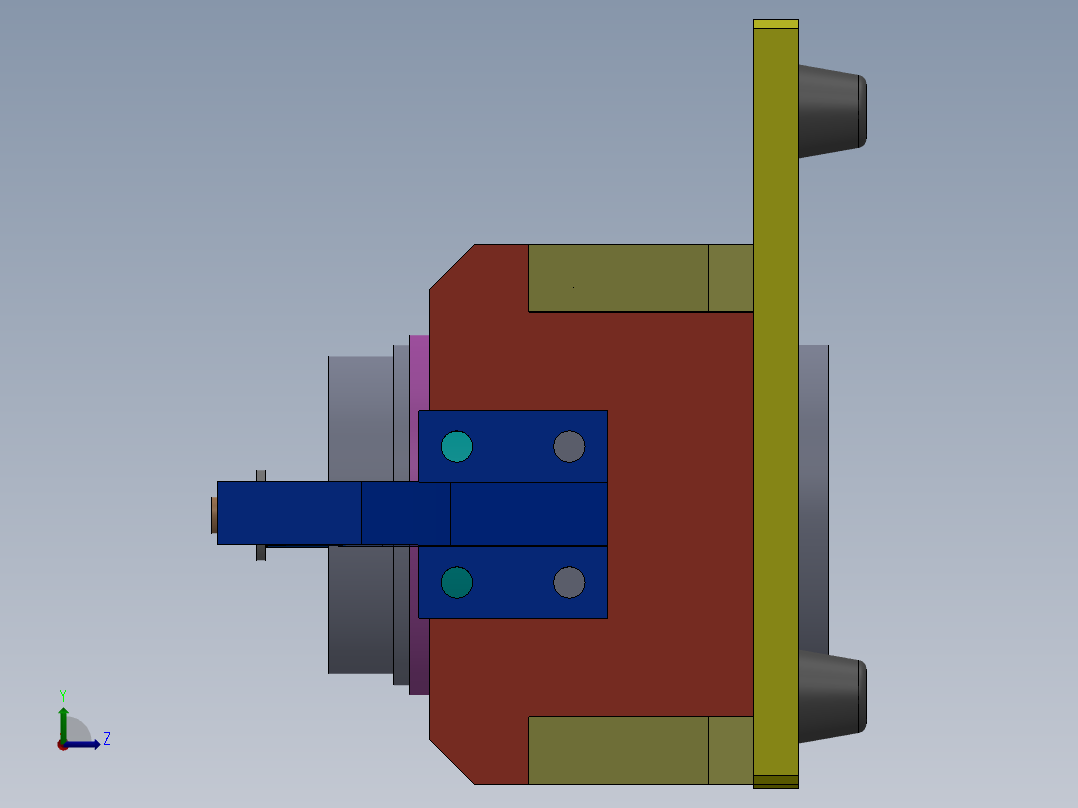 压盖检测机sw20可编辑左视图