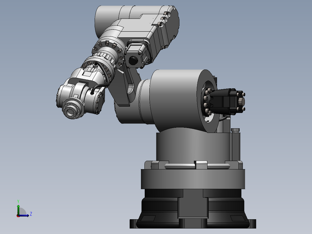 six-axis-robot-1 SW左视图