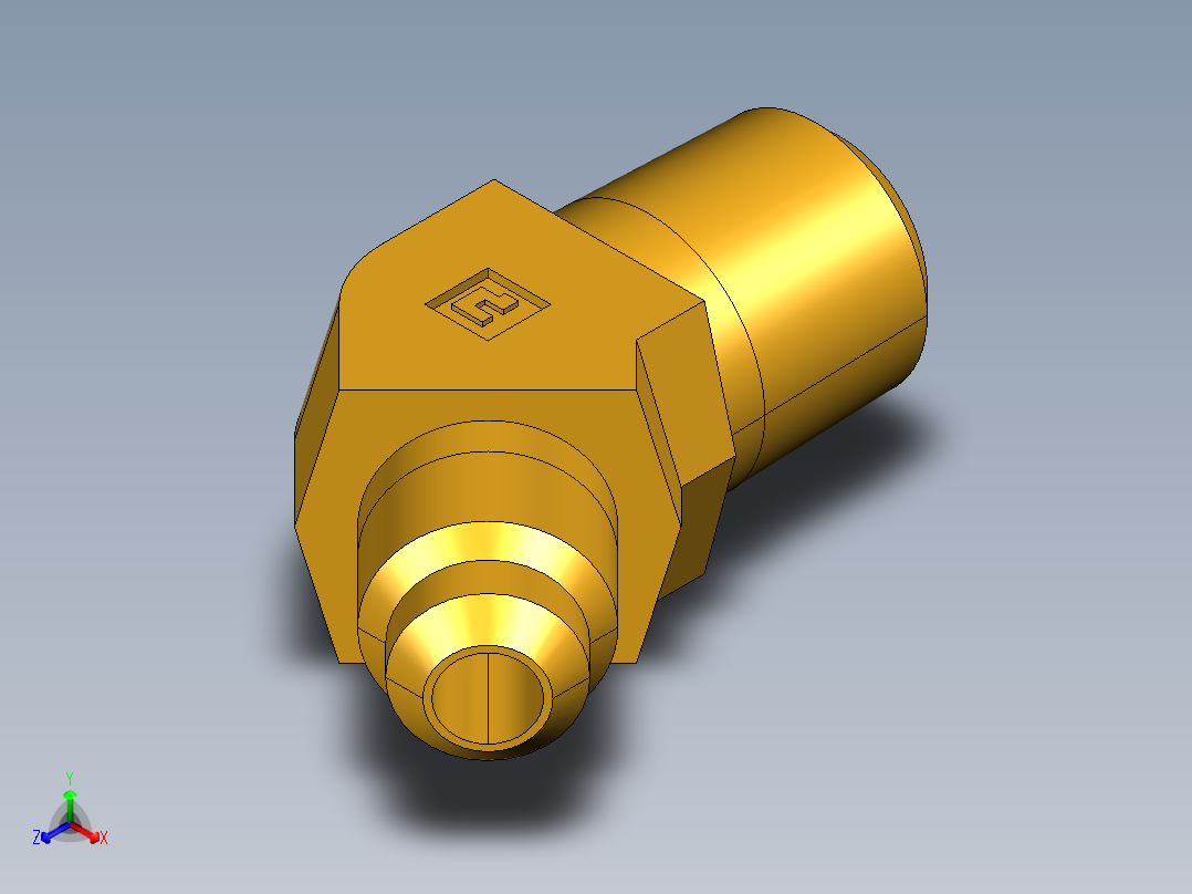 扩口式工业通用硬管接头45Deg Elbow 159F-4-4