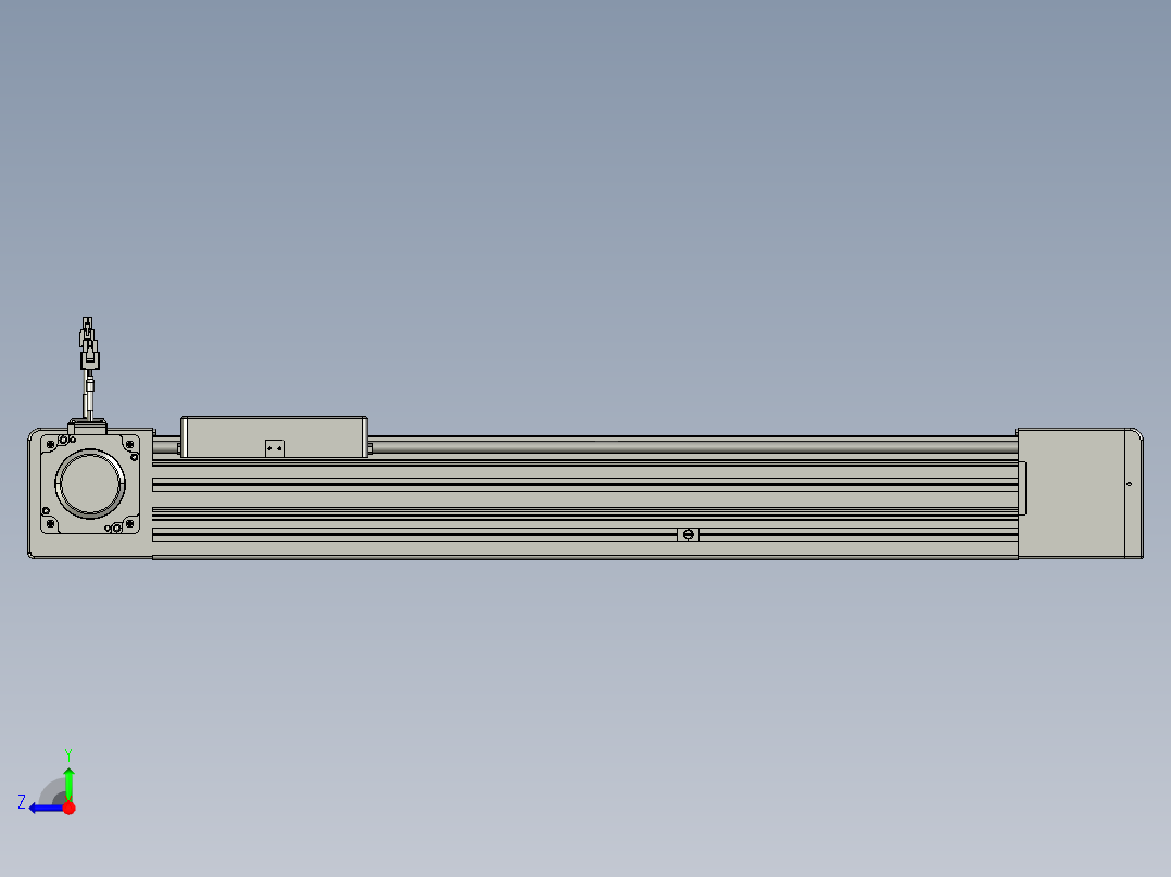威洛博直线电机模组EB8-L200-S500-L-P75-MS3右视图