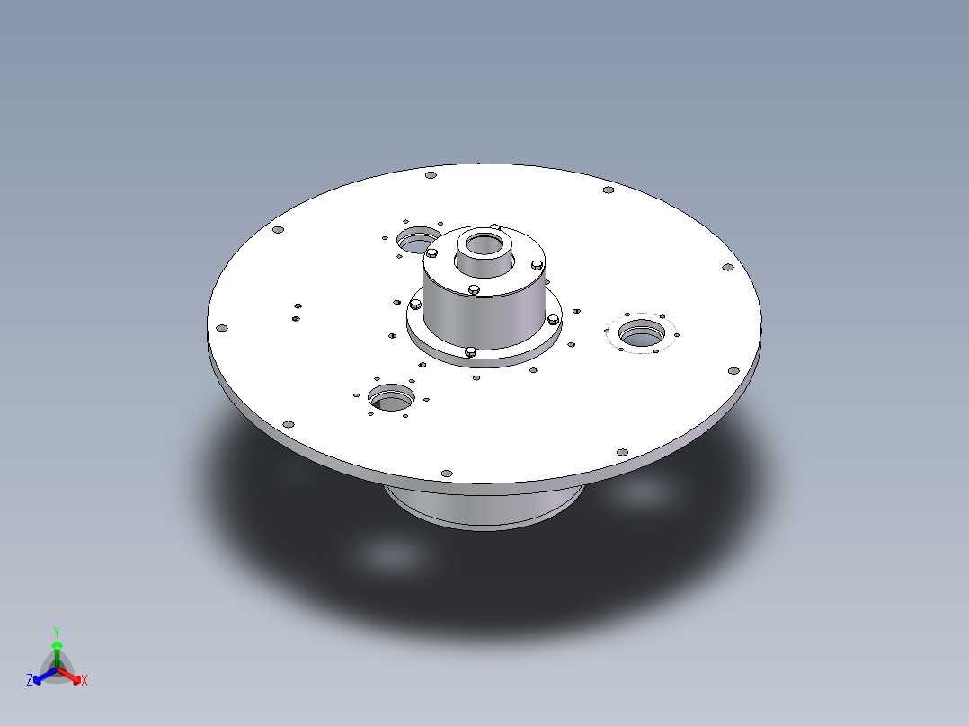 灌装缸与灌装阀设计【三维SolidWorks】正等轴测图