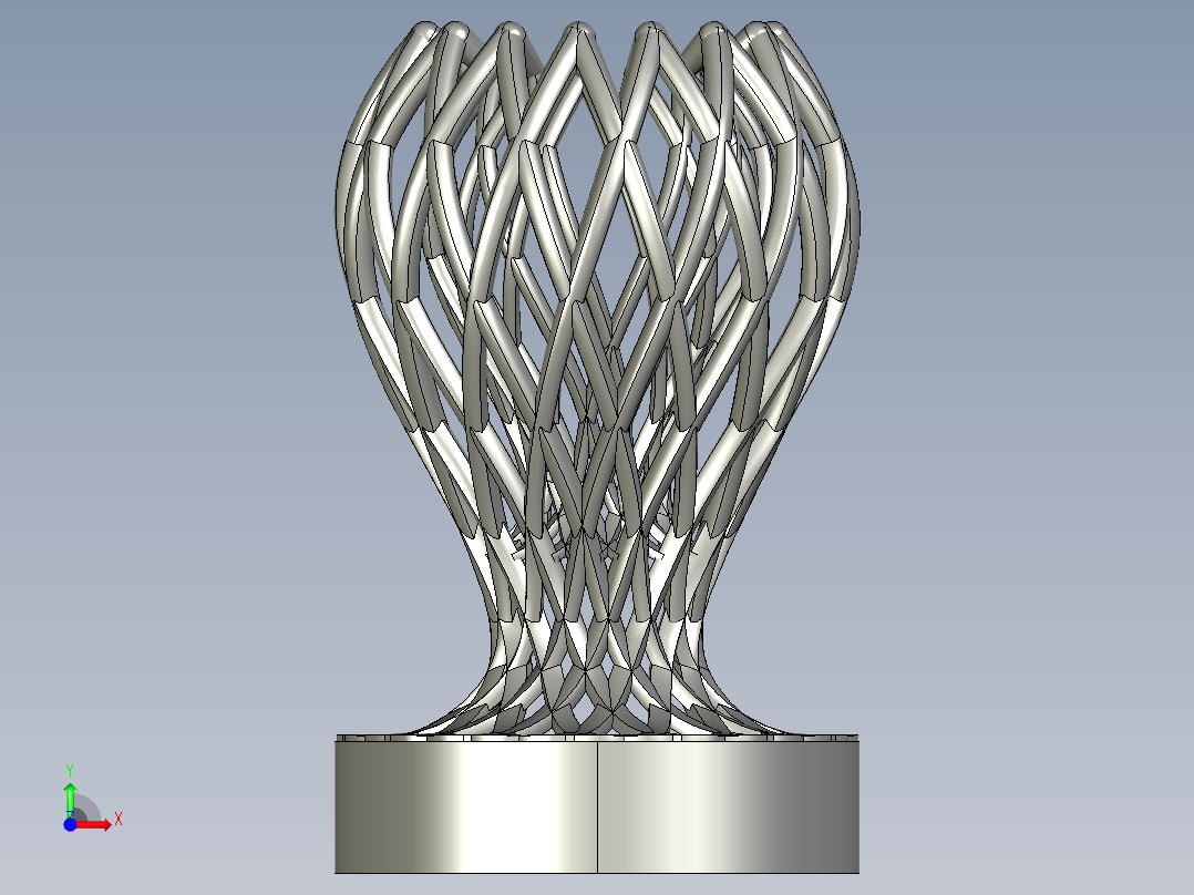 3d打印奖杯2前视图