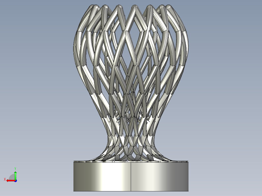 3d打印奖杯2后视图